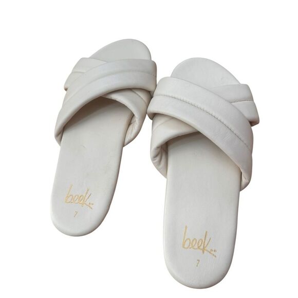 Beek Surfbird Slide Sandals in ivory 7 - Picture 3 of 6